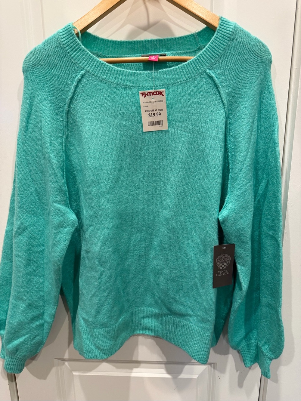 Vince Camuto Seafoam Scoop Neck Sweater